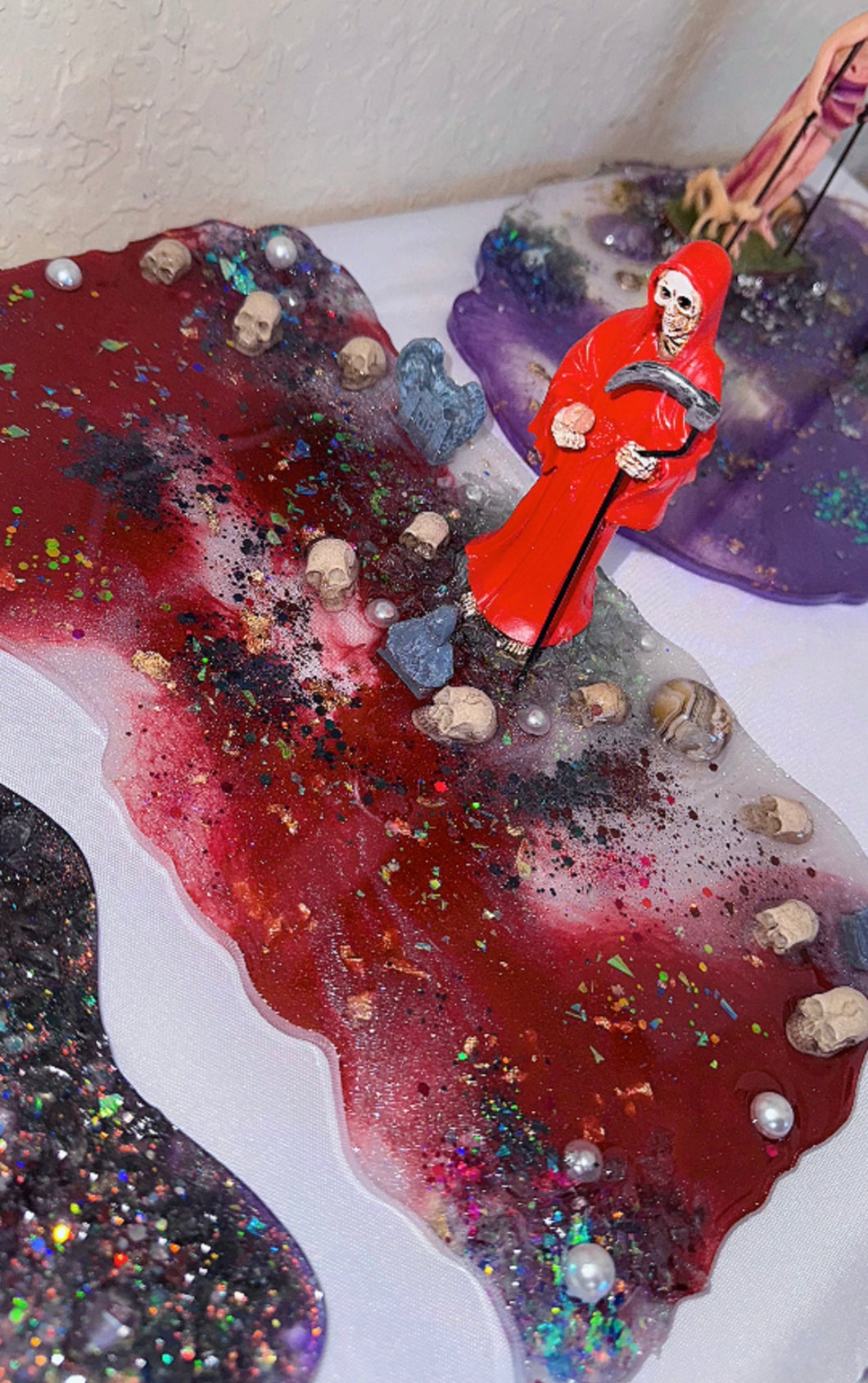 Santa Muerte Altar tray